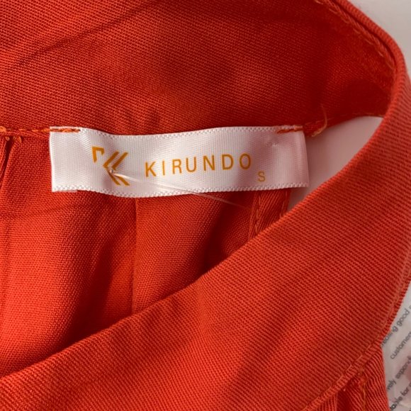 Kirundo Summer Halter Neck Sleeveless Mini Dress Loose‎ Tank Women's Size Small - Picture 7 of 7